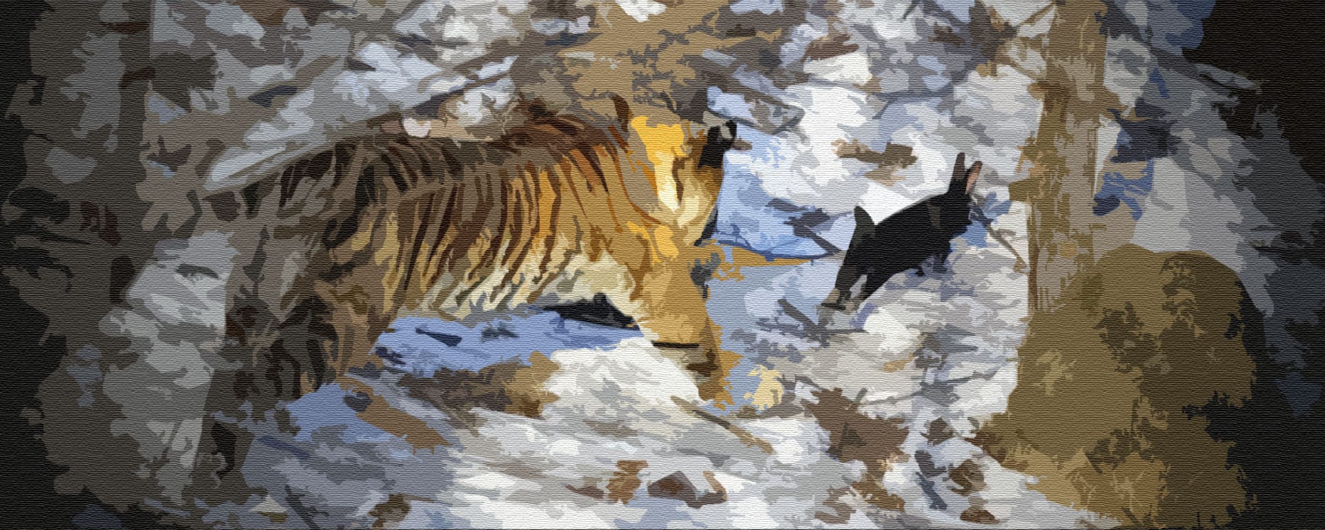 Тигр и хитрый заяц